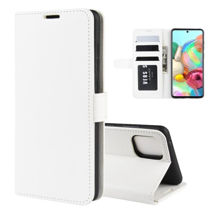 Bild 3,  Samsung Galaxy Note 10 Lite - Crazy Horse Plånboksfodral - Vit