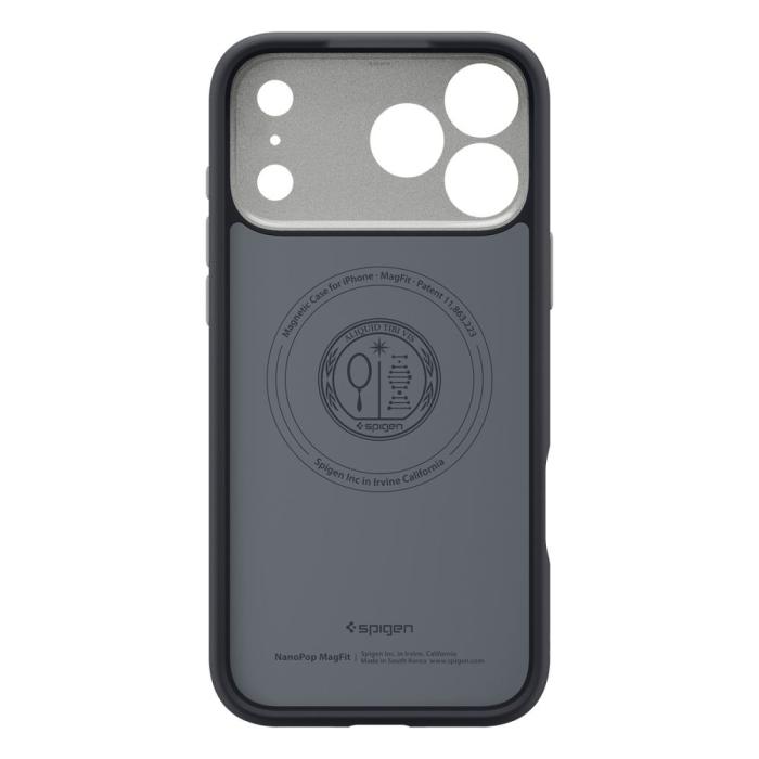 Bild 3, Spigen Spigen iPhone 17 Pro Skal MagSafe Nano Pop Black Sesame