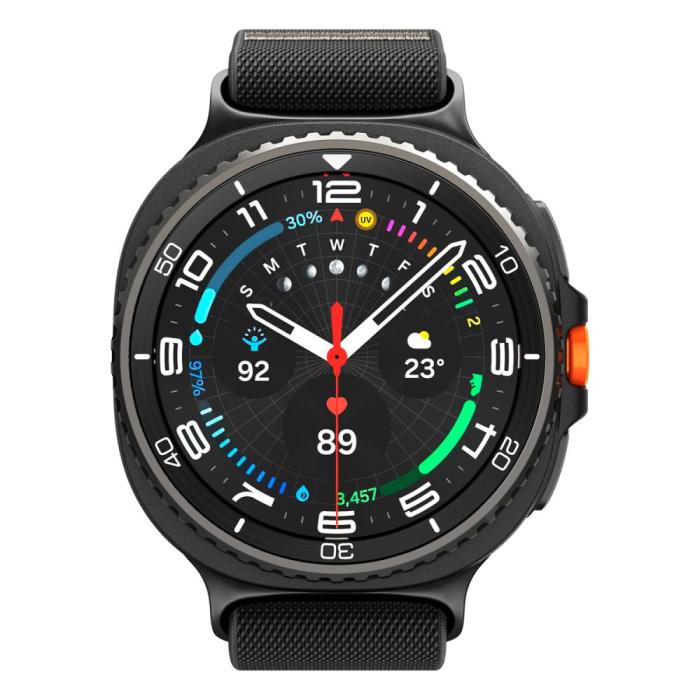 Bild 3, Spigen Spigen Galaxy Watch 8 46/44/40 mm Armband Lite Fit Svart