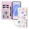  Samsung Galaxy S25 Edge Fodral RFID Färgglada blommor