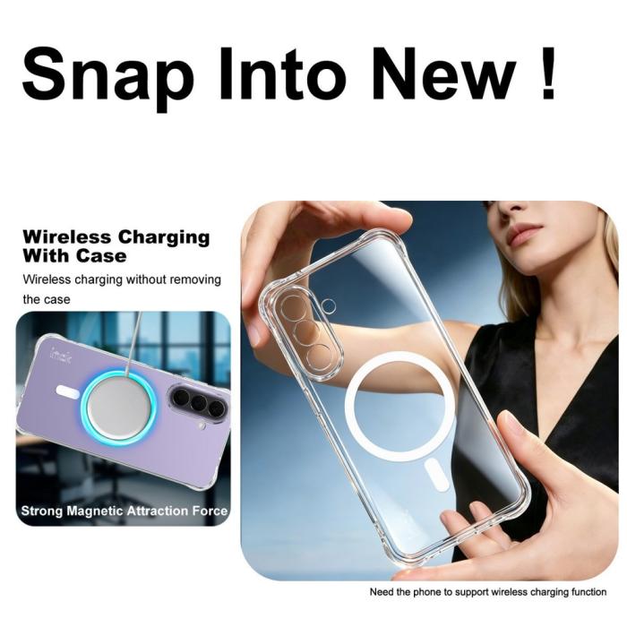 Bild 4, IMAK IMAK Samsung Galaxy A27 5G Skal MagSafe Shockproof Transparent