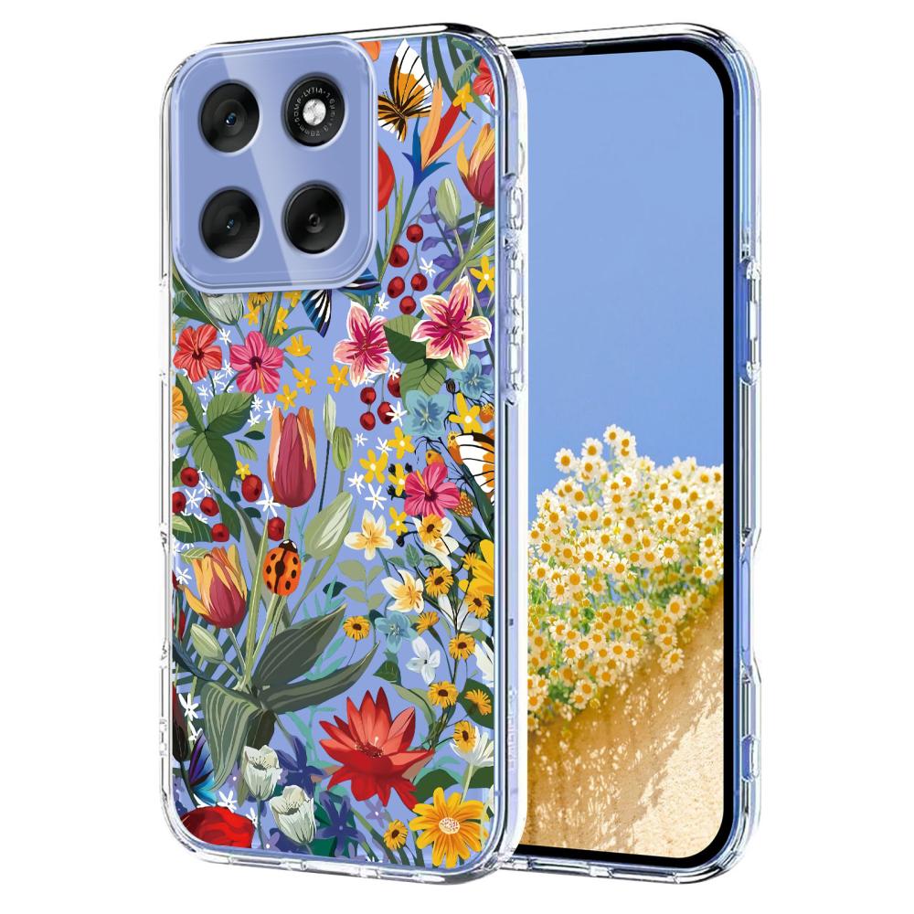  Motorola Moto G56 5G Skal Med Tryck Blommor