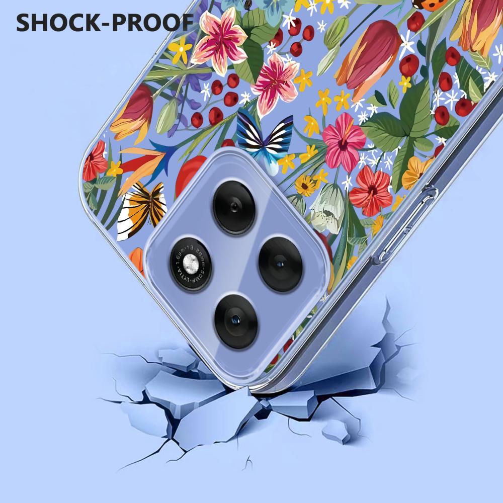  Motorola Moto G56 5G Skal Med Tryck Blommor