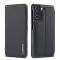 LC.IMEEKE LC.IMEEKE Samsung Galaxy S21 FE Fodral Retro Flip Läder Svart