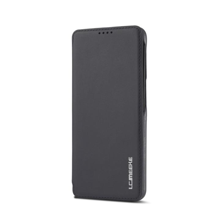 Bild 2, LC.IMEEKE LC.IMEEKE Samsung Galaxy S21 FE Fodral Retro Flip Läder Svart