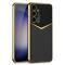GKK GKK Galaxy S24 Skal Läder Hybrid Electroplate Kolfiber