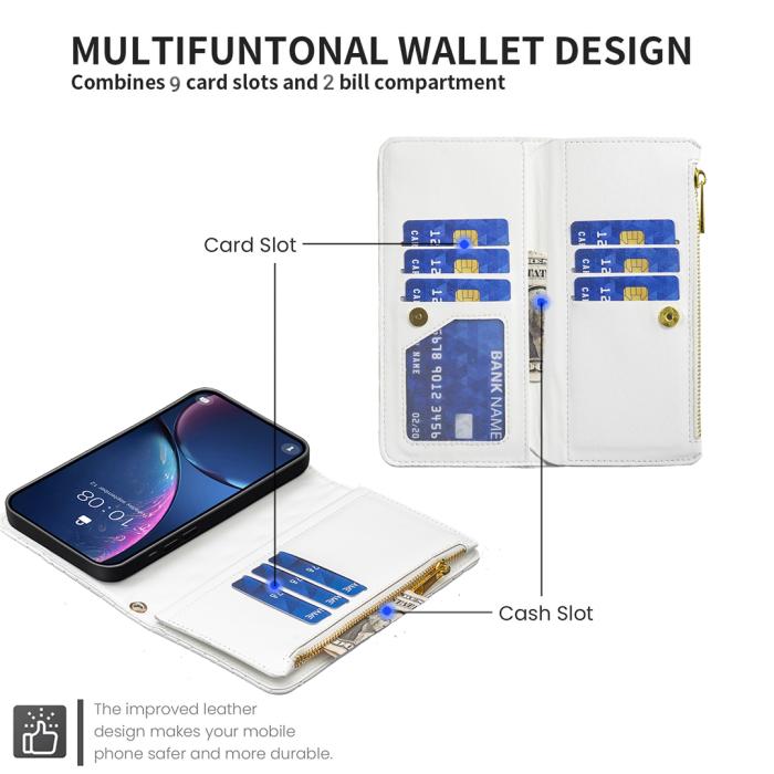 Bild 5, BINFEN BINFEN Google Pixel 11 / 11 Pro Fodral Diamond Multifunktionell