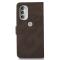 KHAZNEH KHAZNEH Motorola Moto G51 Fodral Retro Läder Brun