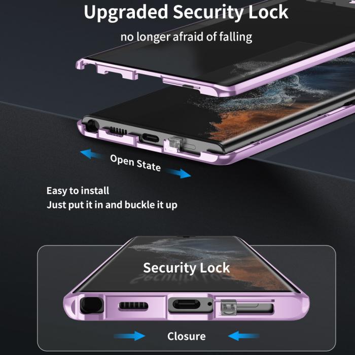 Bild 3,  Samsung Galaxy S24 Plus 360° Shockproof Hybrid Skal Svart