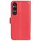 Sony Xperia 1 VI Fodral Litchi Läder Röd