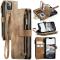 CASEME CASEME iPhone 15 Plus Multifunktionellt Fodral Brun
