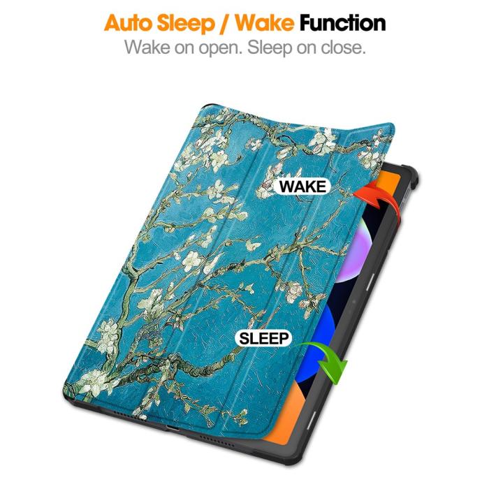 Bild 3,  Lenovo Idea Tab Fodral Tri-Fold Peach Blossom