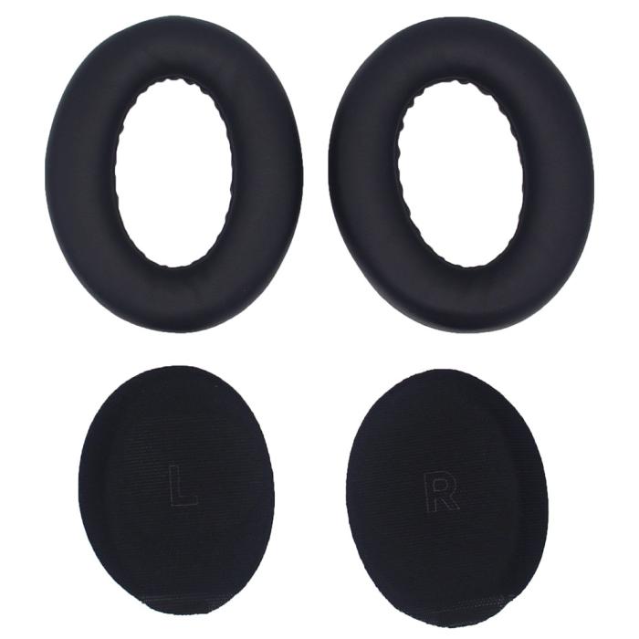 Bild 4,  Öronkuddar För Bose QuietComfort Ultra Läder Svart