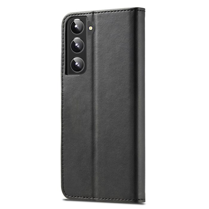 Bild 3, LC.IMEEKE LC.IMEEKE Samsung Galaxy S22 Plus Fodral Läder Svart