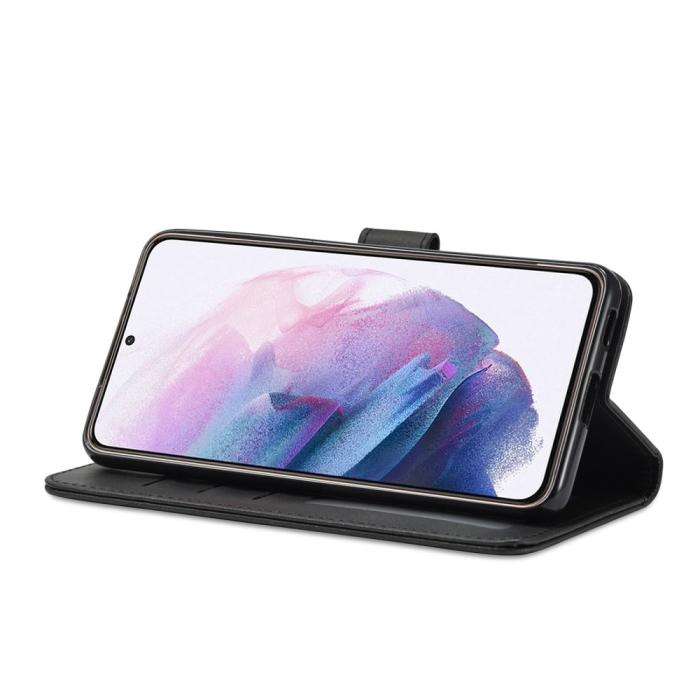 Bild 5, LC.IMEEKE LC.IMEEKE Samsung Galaxy S22 Plus Fodral Läder Svart