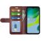  Motorola Moto E13 Fodral Crazy Horse Läder Brun