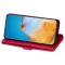  Galaxy S23 Ultra Fodral Multifunktionell Med Frontficka Rosa