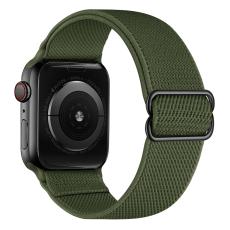  Nylon Armband Justerbart Apple Watch 42/44/45/46/49 mm Gr&ouml;n