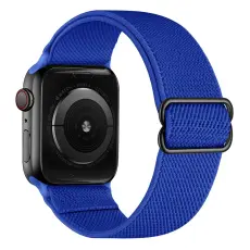  Nylon Armband Justerbart Apple Watch 42/44/45/46/49 mm Bl&aring;