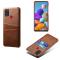  Samsung Galaxy A21s - Skal med Kortfack - Brun