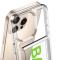GKK GKK iPhone 16 Pro Skal Med Strap Transparent / Silver