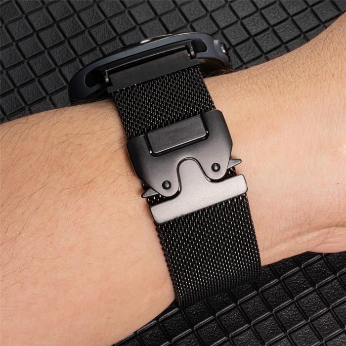 Bild 3,  Galaxy Watch Ultra 47 mm Armband Milanese Svart