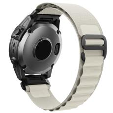  Klockarmband 26 mm Justerbart Nylon Vit