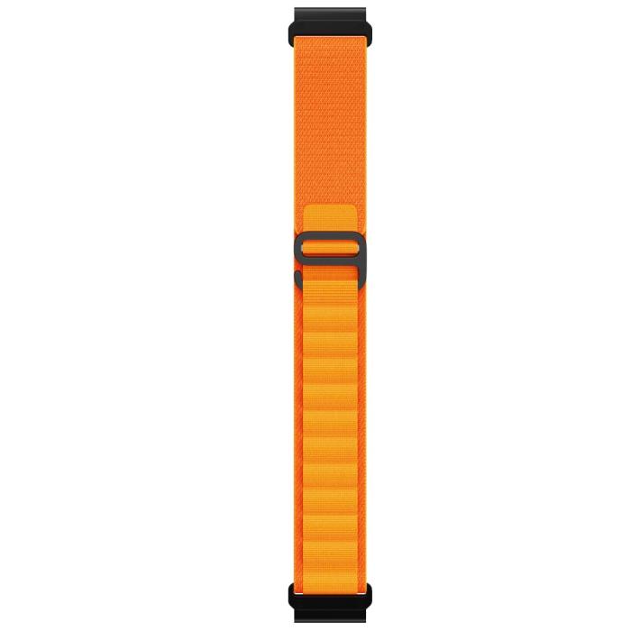 Bild 2,  Klockarmband 26 mm Justerbart Nylon Orange