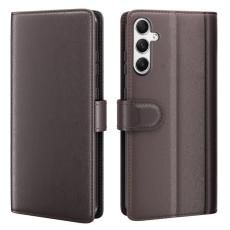  Samsung Galaxy A35 5G Fodral Premium &Auml;kta L&auml;der Brun