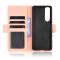  Sony Xperia 5 III Fodral Avtagbart Kortfodral Ljus Rosa
