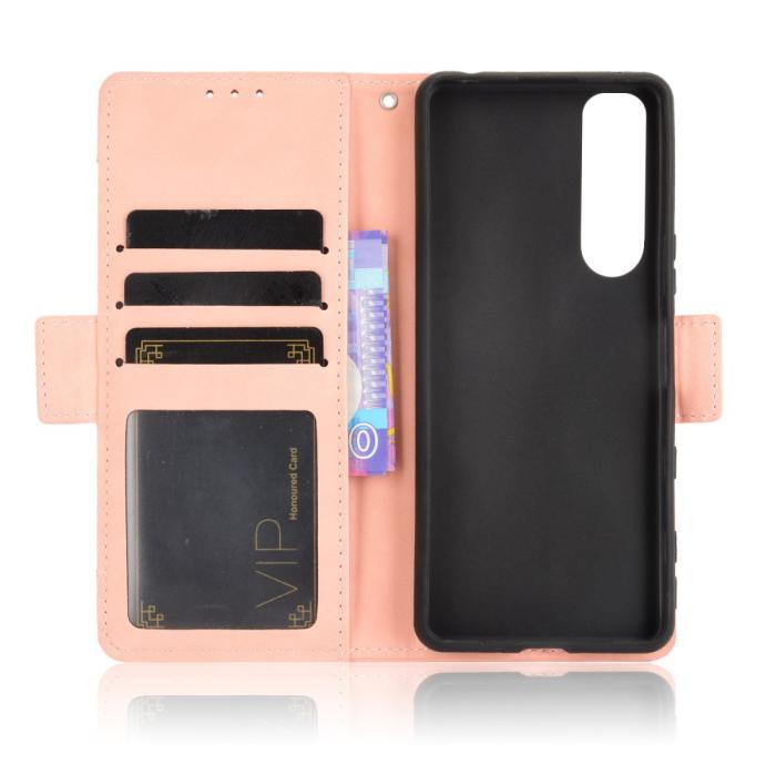 Bild 6,  Sony Xperia 5 III Fodral Avtagbart Kortfodral Ljus Rosa