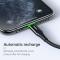 MCDODO Mcdodo 36W 1.2m USB-C - Lightning Kabel LED Svart