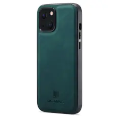 DG.MING DG.MING iPhone 15 Skal L&auml;derbelagt Gr&ouml;n