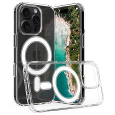  iPhone 16 Pro Skal MagSafe Akryl/TPU Transparent