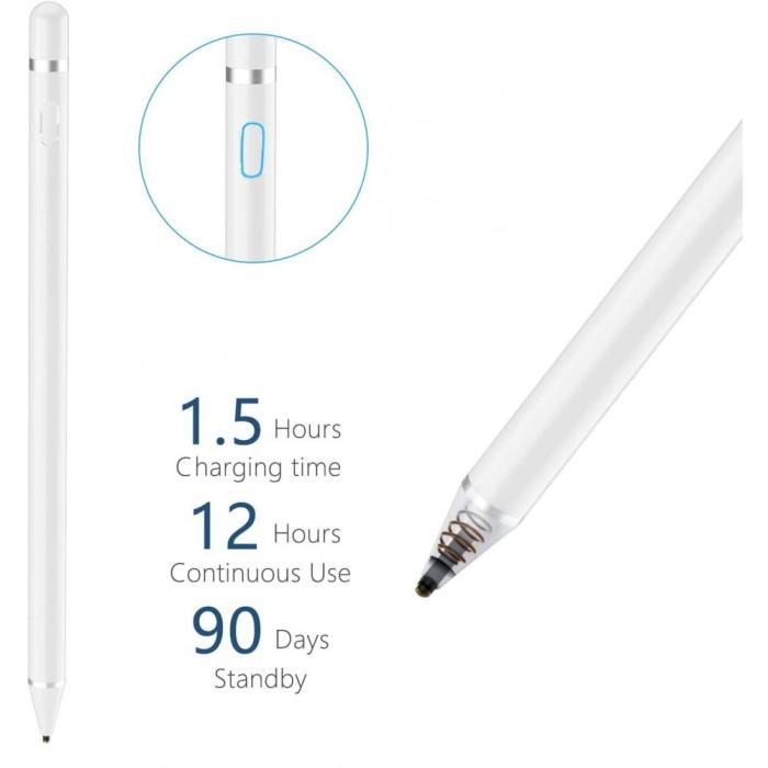 Bild 4, Tech-Protect Tech-Protect Active Stylus Touchpenna Vit