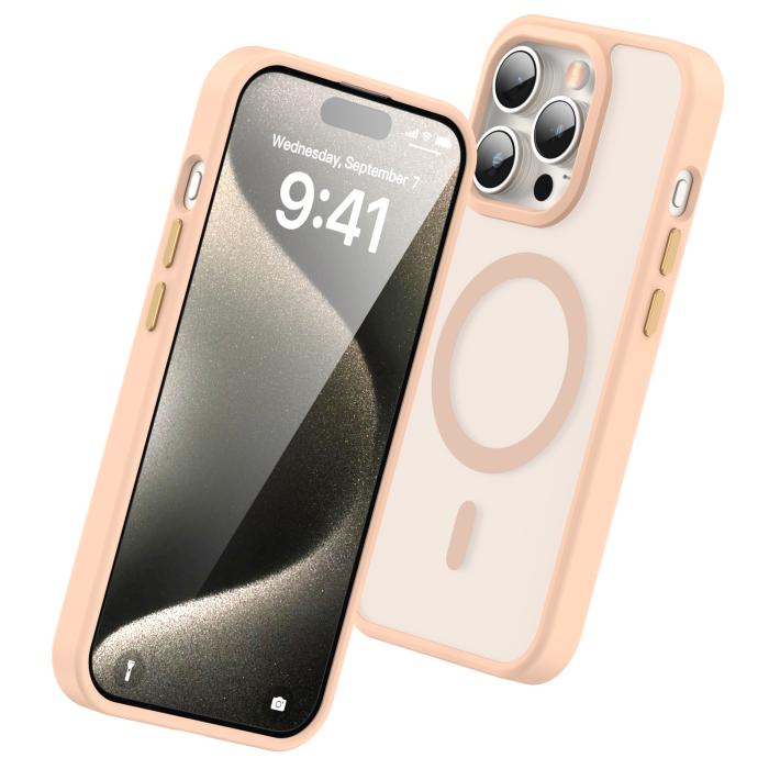 Bild 3, ColorPop ColorPop iPhone 15 Pro Max Skal CH MagSafe Matt Rosa