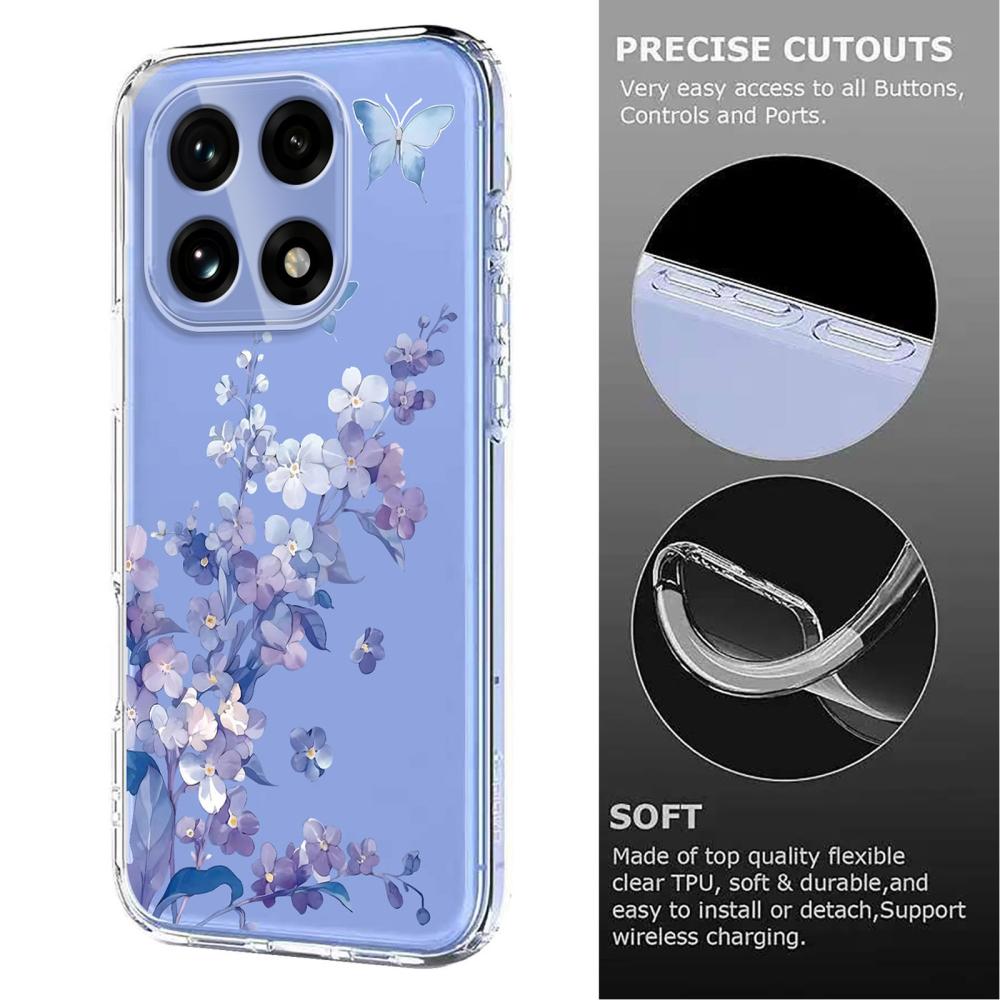  OnePlus 15 Skal TPU Med Tryck Blommor