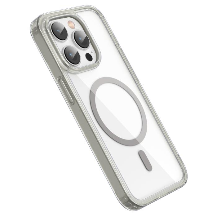 Bild 3, ColorPop ColorPop iPhone 14 Pro Skal CH MagSafe Transparent/Titanium