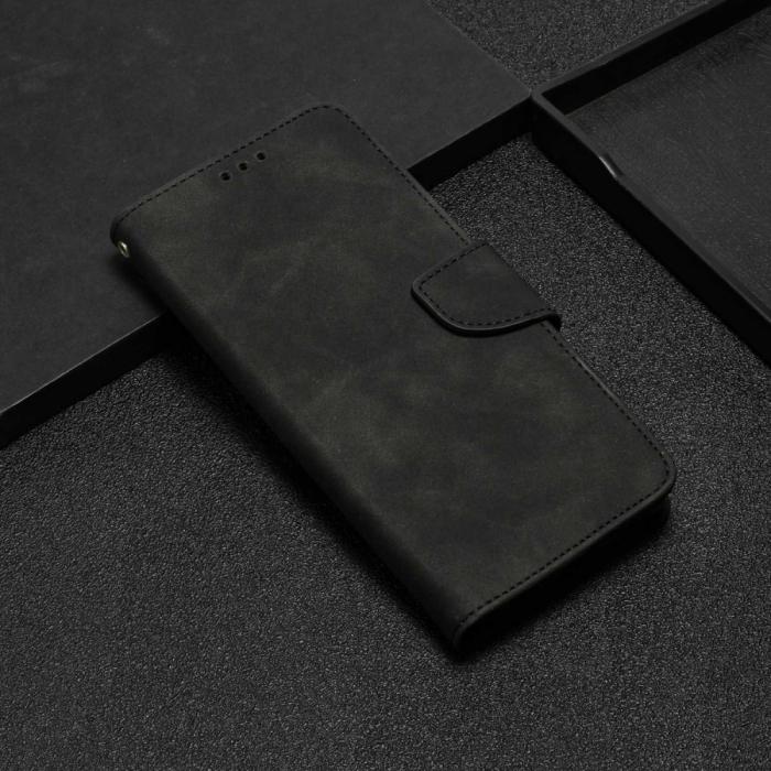 Bild 6,  Samsung Galaxy S23 Ultra Fodral Läder Svart