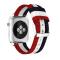  Nylon Armband Med Vertikal Design Apple Watch 42/44/45/46/49 mm