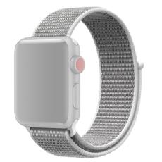  Nylon Loop Armband Vit Justerbart Apple Watch 42/44/45/46/49 mm