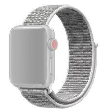  Nylon Loop Armband Justerbart Apple Watch 42/41/40/38 mm - Vit