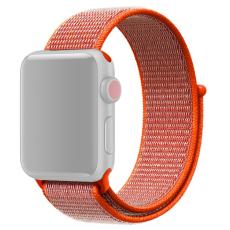  Nylon Loop Armband Justerbart Apple Watch 42/41/40/38 mm - Orange