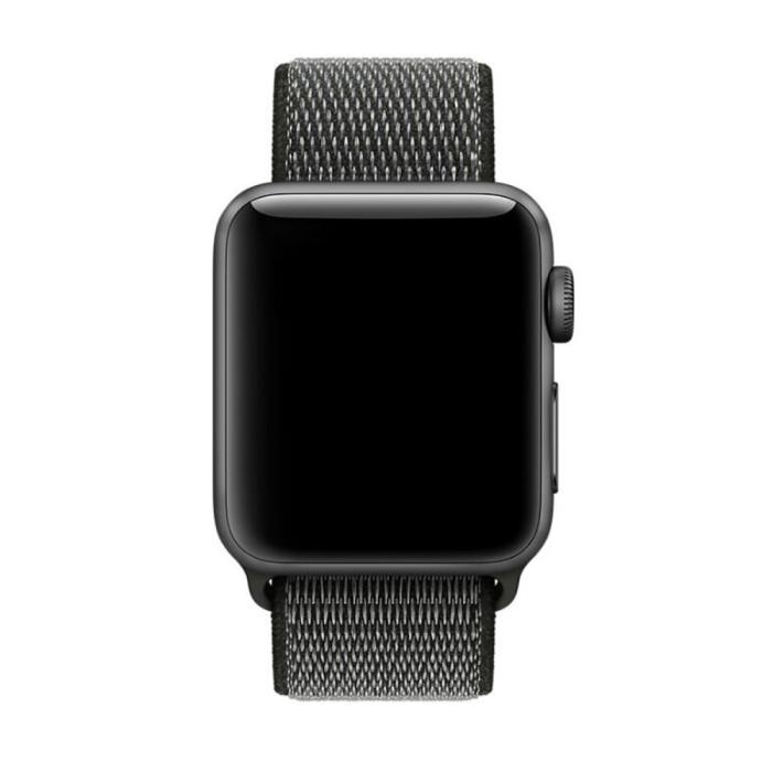 Bild 2,  Nylon Loop Armband Justerbart Apple Watch 42/44/45/46/49 mm