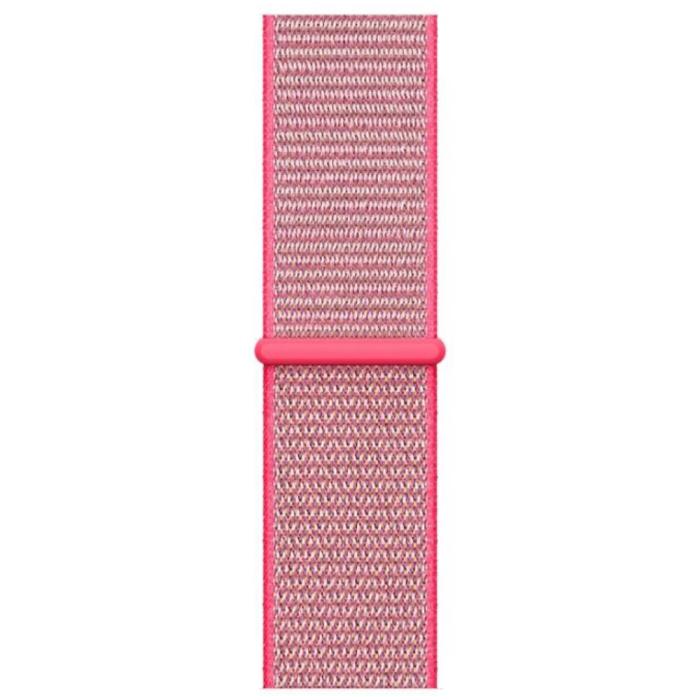 Bild 4,  Nylon Loop Armband Justerbart Apple Watch 42/44/45/46/49 mm Rosa