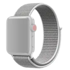  Nylon Loop Armband Vit Justerbart Apple Watch 42/44/45/46/49 mm