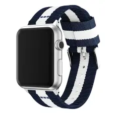  Nylon Armband Med Vertikal Design Apple Watch 42/44/45/46/49 mm