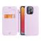 DUX DUCIS iPhone 13 Pro - DUX DUCIS Skin X Shockproof Läder Fodral - Rosa