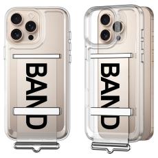 GKK GKK iPhone 16 Pro Max Skal Med Strap Transparent / Svart