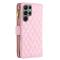 BINFEN BINFEN Galaxy S24 Ultra Fodral Diamond Multifunktionell Rosa